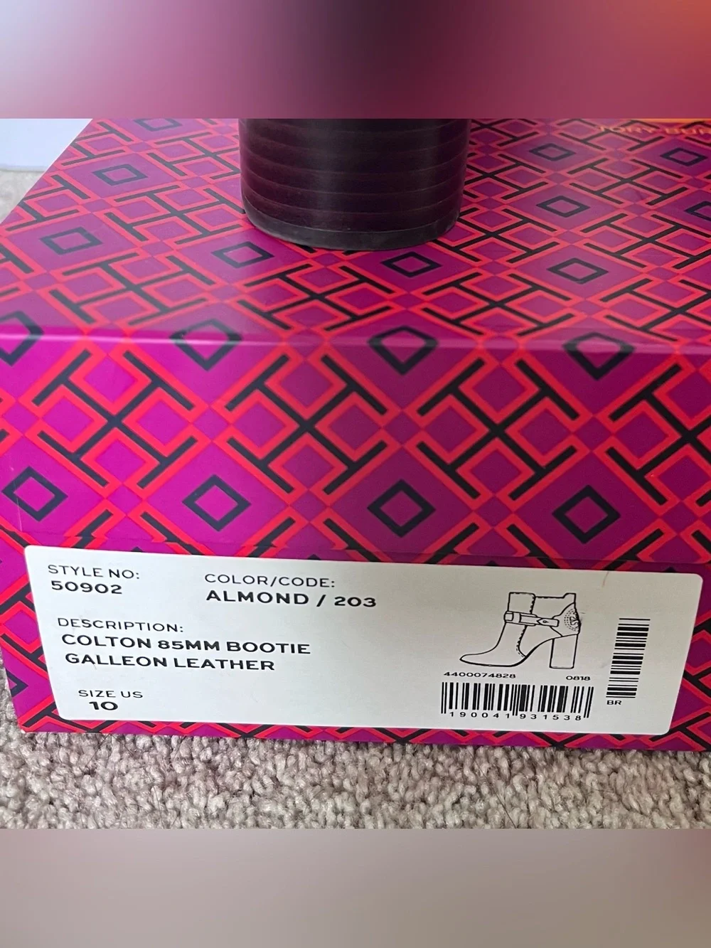 Tory Burch Colton Ankle Booties with Stacked Heel
